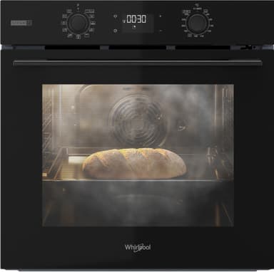Whirlpool stekeovn OMSK58RU1SB innebygd