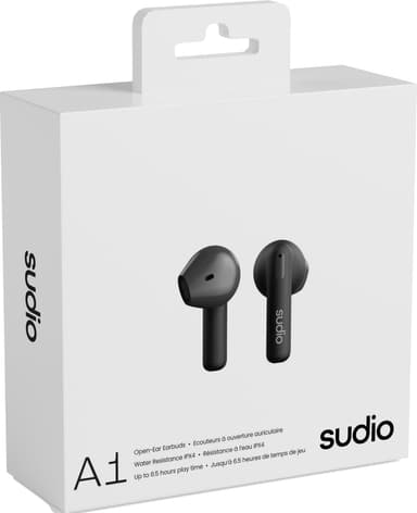 Sudio A1 trådløse in-ear hodetelefoner (sort)