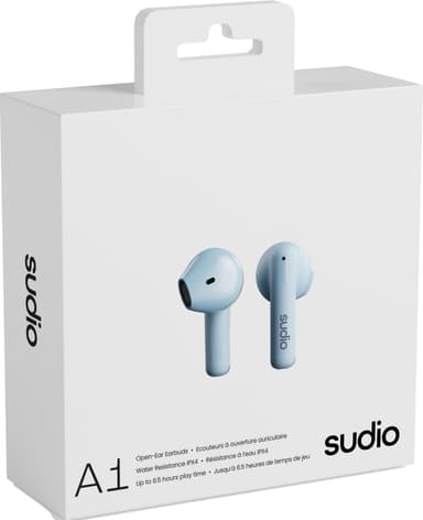 Sudio A1 trådløse in-ear hodetelefoner (blå)