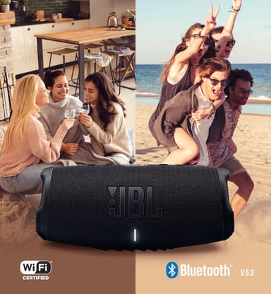 JBL Charge 5 WIFI bærbar høyttaler (sort)