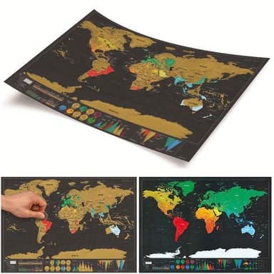 XXL Scratch Map - Verdenskart der du skraper av landene du har besøkt