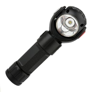 Oppladbar T6 + COB LED 360° roterende lommelykt med magnet