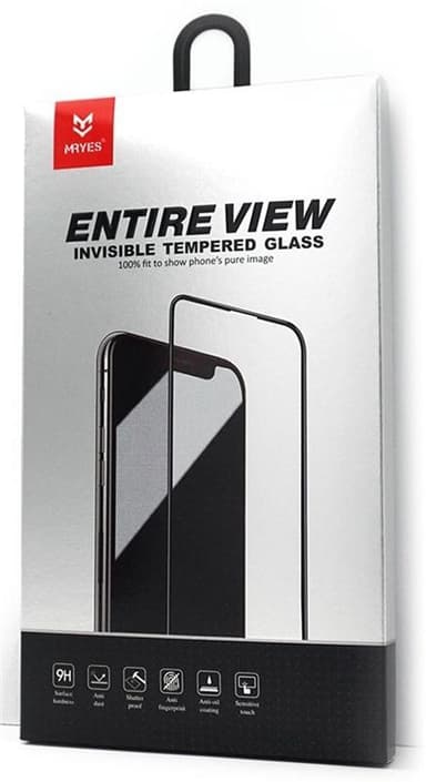 Mr Yes Skjermbeskytter i herdet glass for iPhone XS Max med 3D-beskyttelse