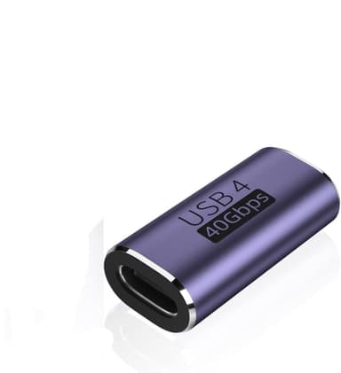 NÖRDIC USB4 forlengelsesadapter hunn til hunn 40G 8K60Hz PD100W