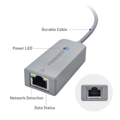 Cable Matters USB-C til Gigabit Ethernet-adapter fungerer med Chromebook-sertifisert