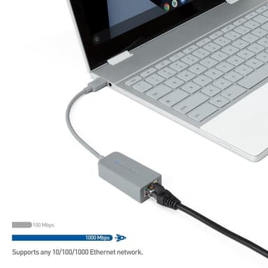 Cable Matters USB-C til Gigabit Ethernet-adapter fungerer med Chromebook-sertifisert