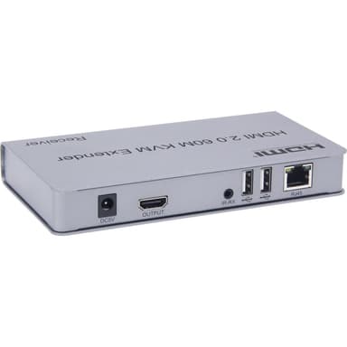 NÖRDIC systemforlenger for HDMI 4K60Hz med loop out 2xUSB og R/L stereo over Cat6 opptil 60m