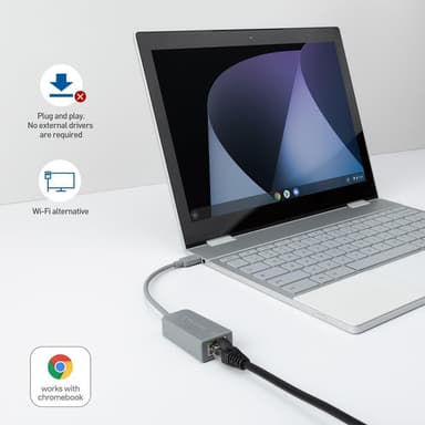 Cable Matters USB-C til Gigabit Ethernet-adapter fungerer med Chromebook-sertifisert