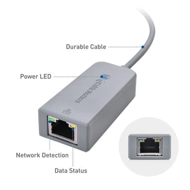 Cable Matters USB-C til Gigabit Ethernet-adapter fungerer med Chromebook-sertifisert
