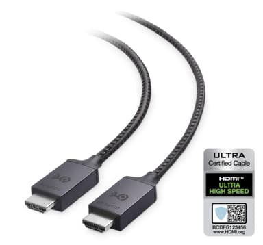 Cable Matters Certified ultra høyhastighets HDMI2.1 Aktiv AOC optisk fiber kabel 5m 8k 60Hz 4k 120Hz 48Gbps dynamisk HDR, EARC, VRR kompatibel RTX3080