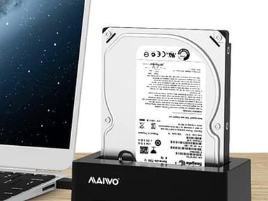 Maiwo K308H USB 3.1 Gen1 5Gbps Docking Station for 1 2.5-3.5 SATA HDD SSD Opptil 14TB med støtte for UASP 3xUSB3.1 HUBB