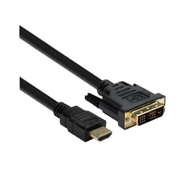 NÖRDIC 5m kabel HDMI Høy hastighet til DVI-D Single Link 18 + 1 Oppløsning 1920x1200 60Hz 5.1gbps Clean Copper 99.99%