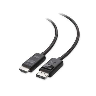 Cable Matters 1.8m Displayport 1.4 til HDMI 2.1-kabel 8K i 30Hz 4K i 144Hz