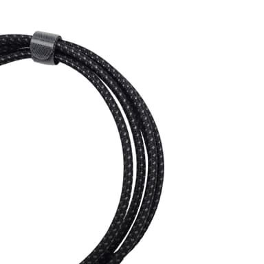 NÖRDIC 1,5 m USB-C til C nylonflettet kabel hurtiglading med PD3.1 240W 48V 5A med Emarker
