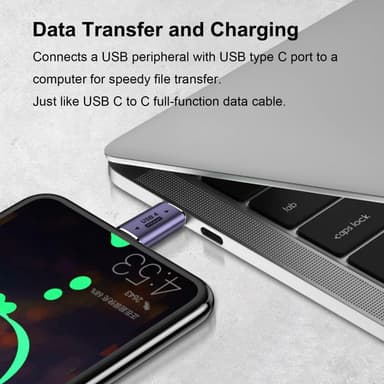 NÖRDIC USB4 adapter hann til hann 40G 8K60Hz PD100W
