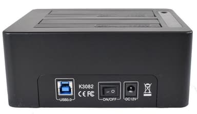 Maiwo K3082 USB 3.1 Gen1 5Gbps Docking Station for 2,5 3,5 SATA HDD Opptil 14TB med støtte for UASP, Støtte for Sataiii 6Gbps Hard Disk Cloning