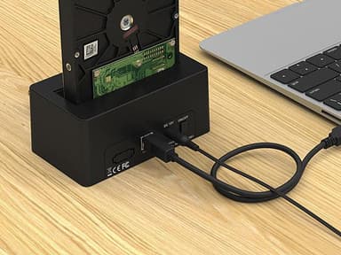 Maiwo K308H USB 3.1 Gen1 5Gbps Docking Station for 1 2.5-3.5 SATA HDD SSD Opptil 14TB med støtte for UASP 3xUSB3.1 HUBB