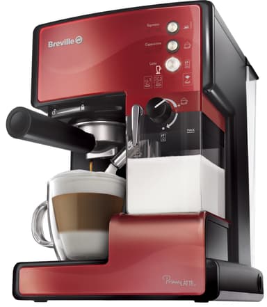 Breville Prima Latte kaffemaskin 203042 (rød)