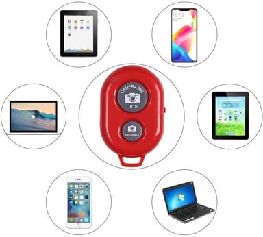 NÖRDIC Bluetooth lukker for mobiltelefon, surfeplate og kamera 10m
