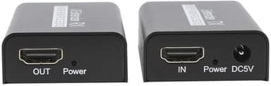 NÖRDIC HDMI CAT6 Extension 60m 1080p 60Hz HD Edid Funksjon HDMI Extension Plug & Play