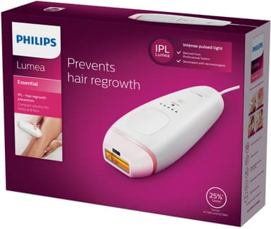 Philips Lumea Essential lysbasert hårfjerning BRI861