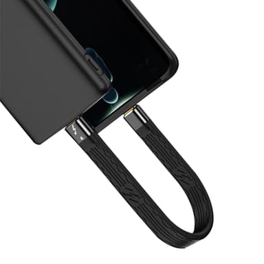 NÖRDIC kort flatkabel Thunderbolt 4 14cm 40Gbps data 8K video PD 100W kompatibel med TB3 og USB4