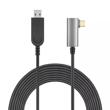 NÖRDIC aktiv AOC Fiber 7,5 m USB-C til USB-A VR Link-kabel for Oculus Quest 2 USB3.2 Gen2 10 Gbps Super Speed ​​​​VR Link-kabel