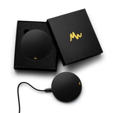 Marie Wolt trådløs lader - Piano Black/Black