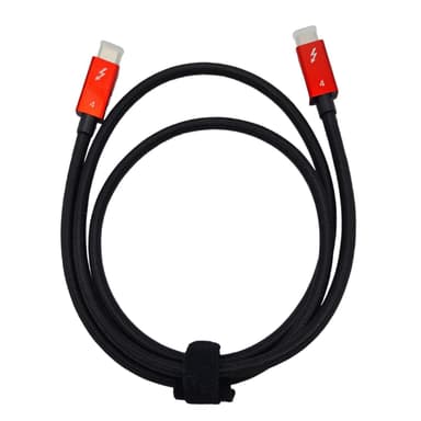 NÖRDIC 3m Thunderbolt 4 USB-C kabel 40Gbps 100W lader 8K video kompatibel med USB 4 og Thunderbolt 3