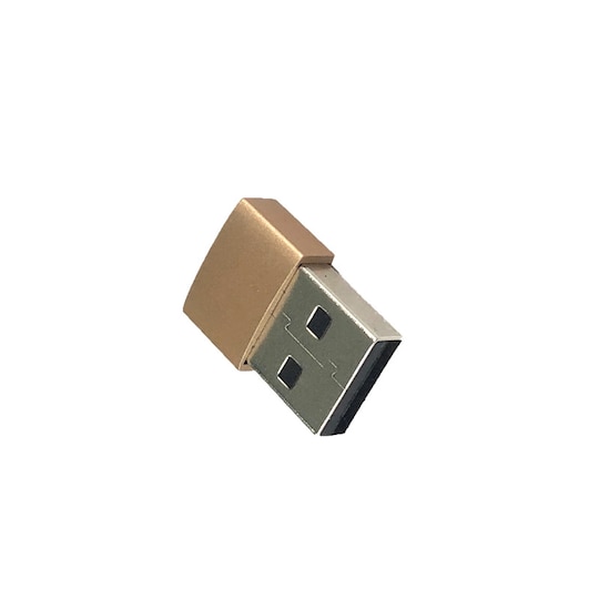 TYPE-C hunn til USB A 2.0 hannadapter Rose gull