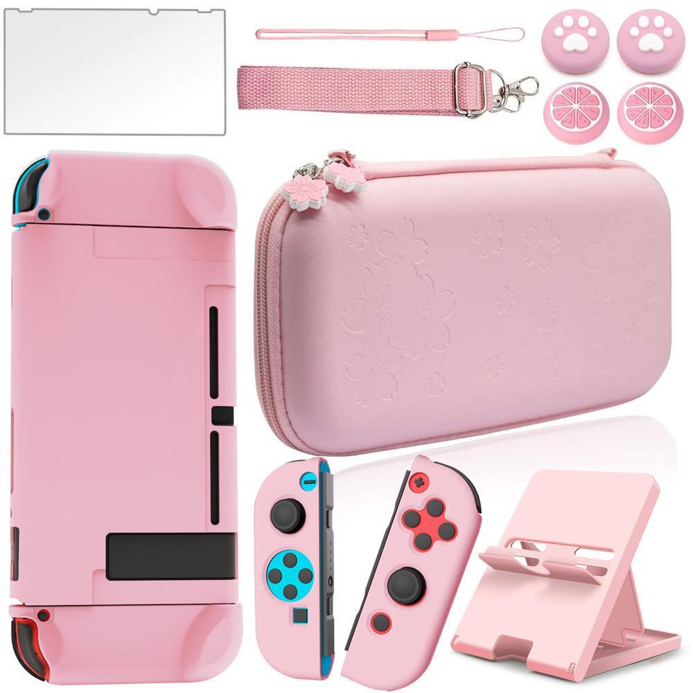 Veske og tilbehør til Nintendo Switch Pink 10 stk