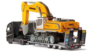 SIKU Lastebilhenger - 3-akslet Low Loader