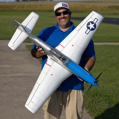 E-Flite P-51D Mustang 1.2m BNF w/AS3X & SAFE