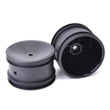U4365 Wheel Rear 4WD Black 1/10 (2)