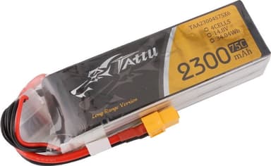 4s  2300mAh - 75C - Gens Ace Tattu XT60