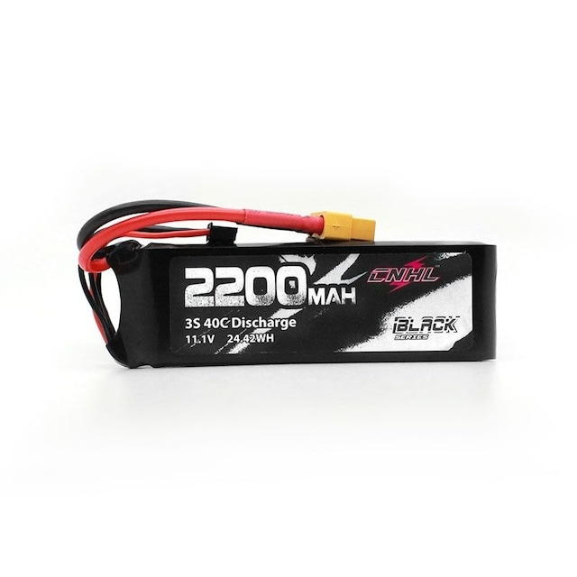 3s  2200mAh - 40C - CNHL XT60 Black Edition