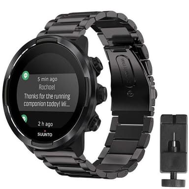 Armbånd Rustfritt stål Suunto 7 - Svart