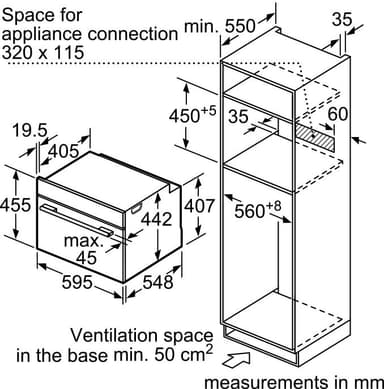 Bosch kompaktovn CMG633BS1