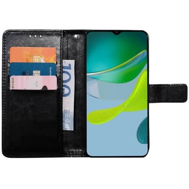 Mobil lommebok 3-kort Motorola Moto E13 - Sort