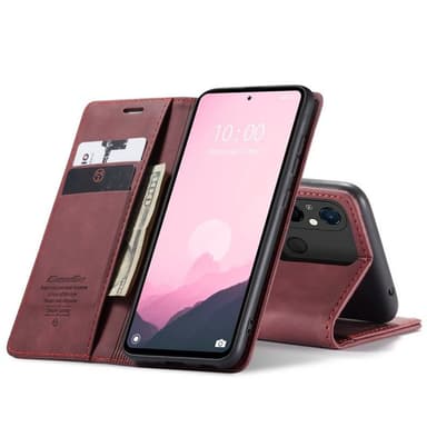 CaseMe Smart Magnet Flipdeksel Xiaomi Redmi 12C - Burgund