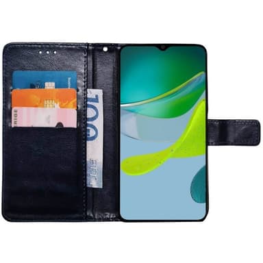 Mobil lommebok 3-kort Motorola Moto E13 - Mørkeblå