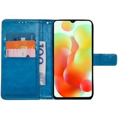Mobil lommebok 3-kort Xiaomi Redmi 12C - Lyseblå