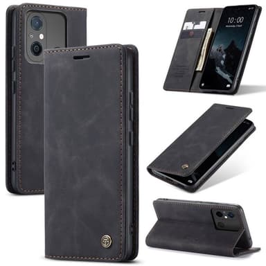 CaseMe Smart Magnet Flipdeksel Xiaomi Redmi 12C - Sort