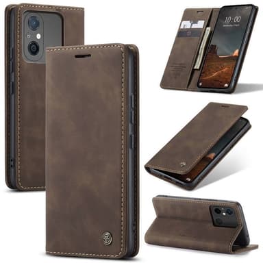 CaseMe Smart Magnet Flipdeksel Xiaomi Redmi 12C - Coffee