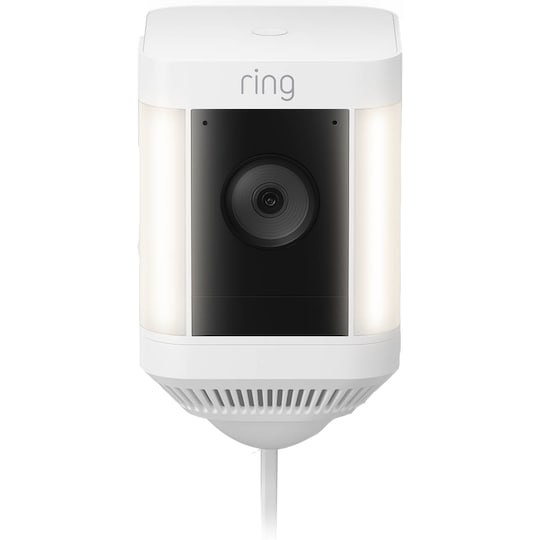 Ring Spotlight Cam Plus sikkerhetskamera (hvit/plug-in)