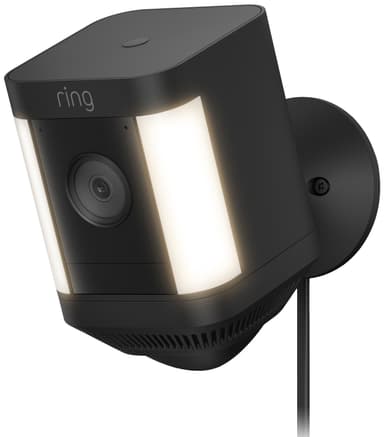 Ring Spotlight Cam Plus sikkerhetskamera (sort/plug-in)