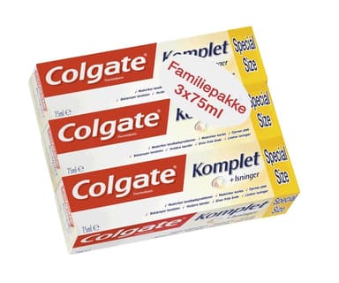Colgate Komplett tannkrem 3 pk