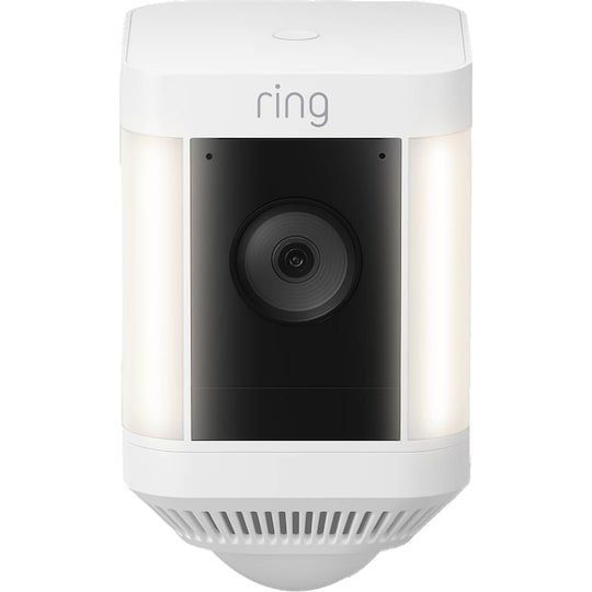 Ring Spotlight Cam Plus sikkerhetskamera (hvit/batteri)