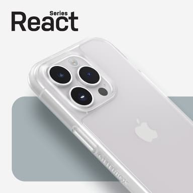 OtterBox React iPhone 14 Pro deksel (gjennomsiktig)