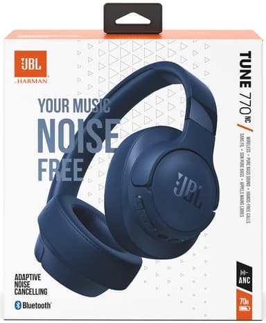 JBL Tune 770NC trådløse around-ear hodetelefoner (blå)
